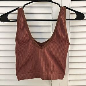 Colsie Seamless Cropped Tank/Bralette